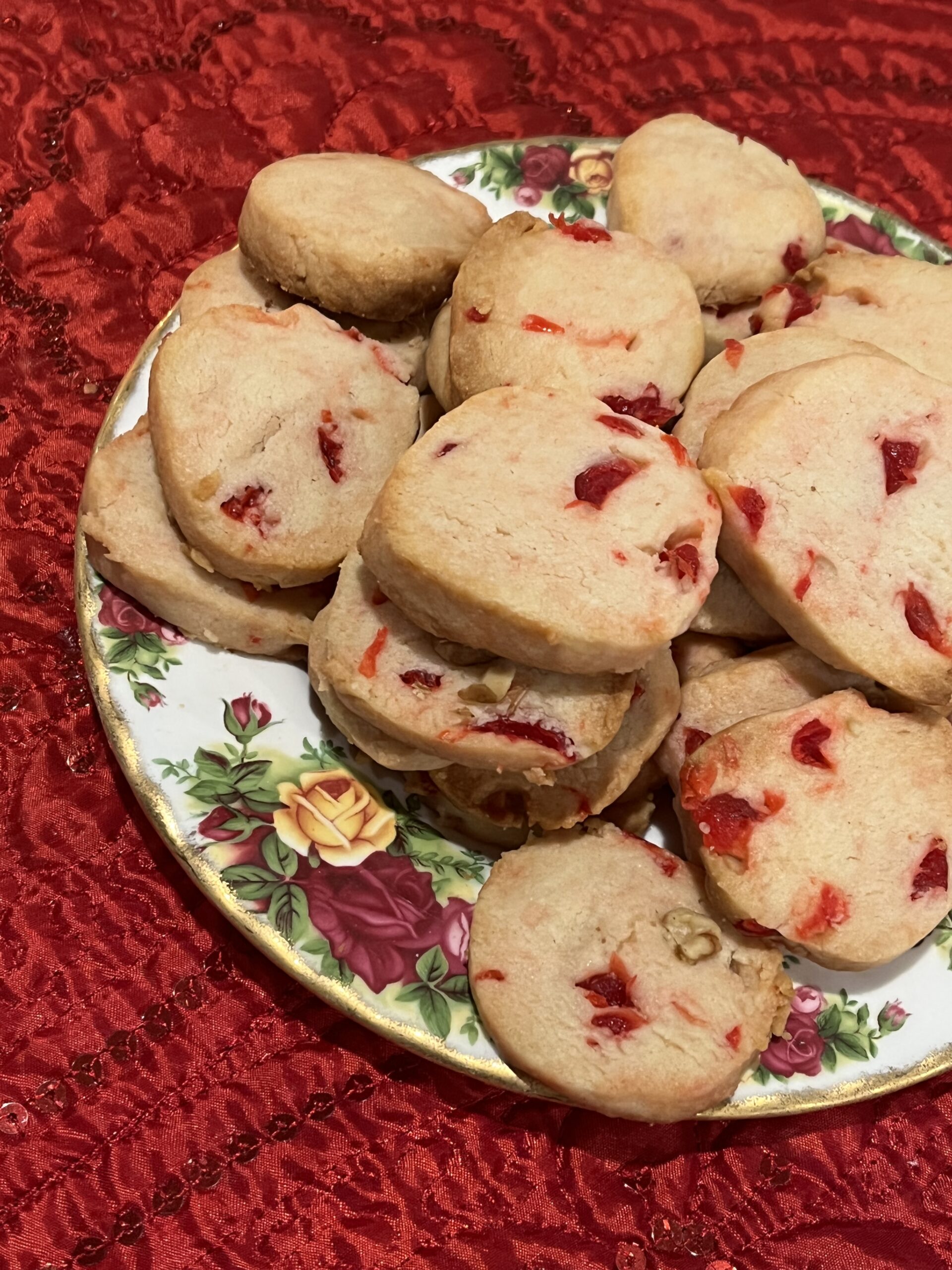 Santa whisker cookies