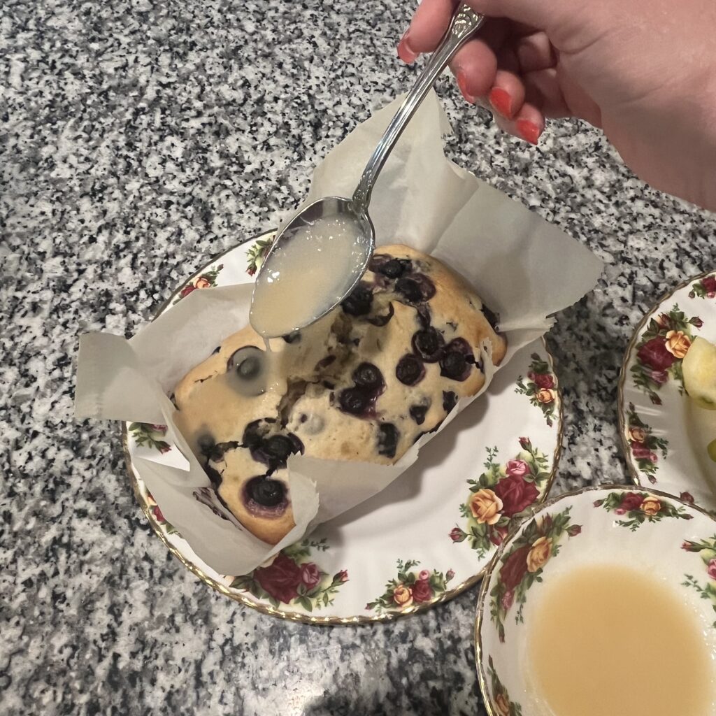 Indulge in Blueberry Lemon Bread, the Perfect Treat for Breakfast or Afternoon Tea.