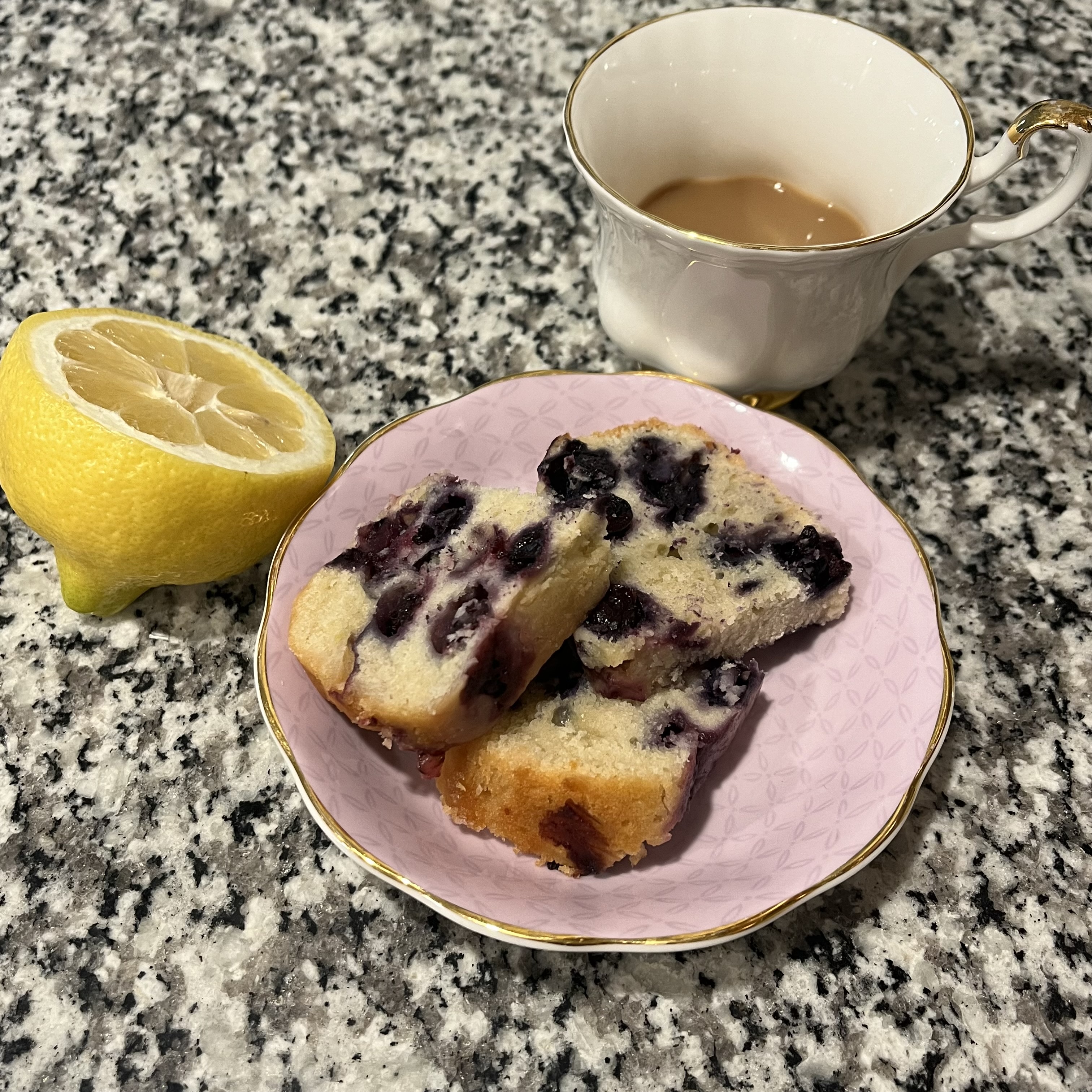 Indulge in Blueberry Lemon Bread, the Perfect Treat for Breakfast or Afternoon Tea.