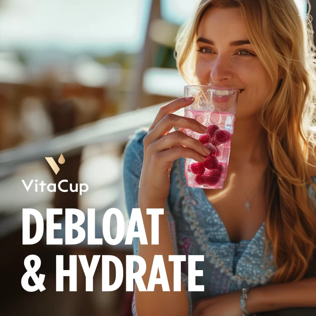 Summer Essentials: Perfect for Travel and On-the-Go! VitaCup Super H2O Debloat Drink Mix 