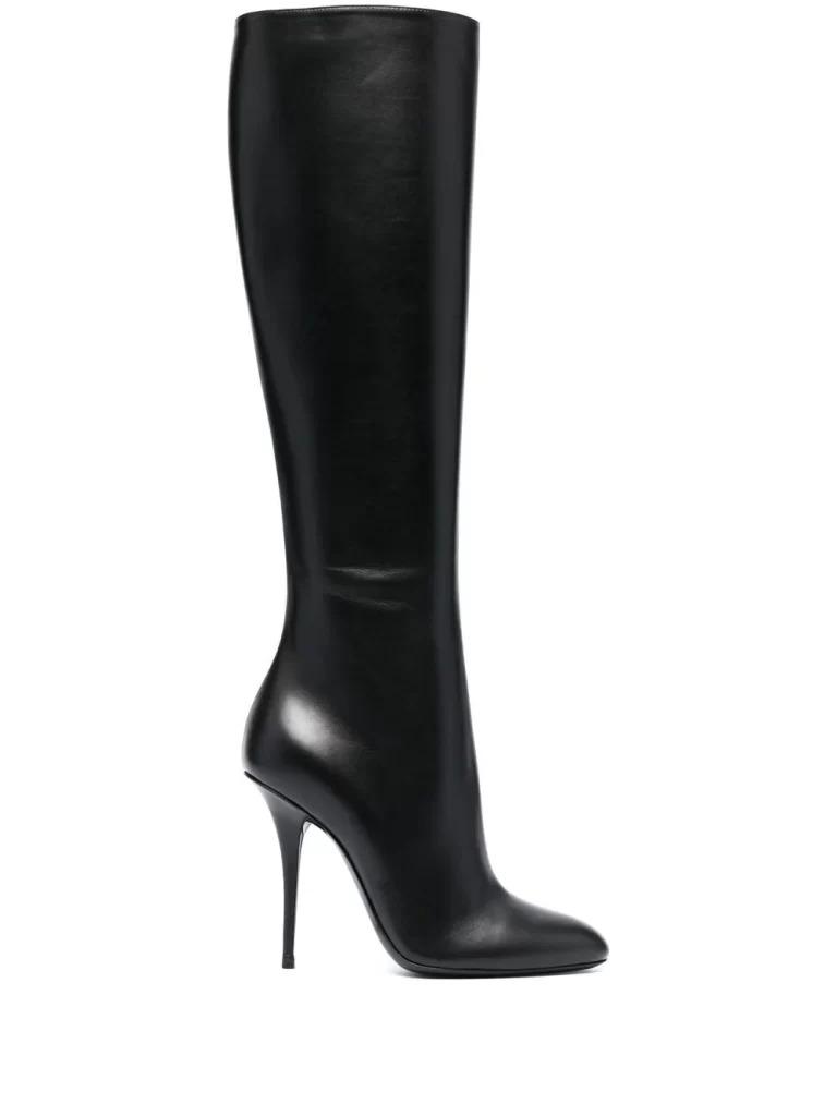 black knee high boots