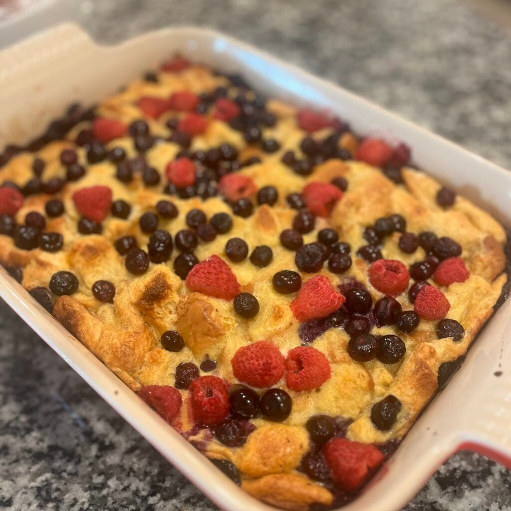 Berry Brioche Casserole