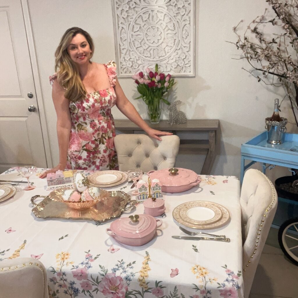 Monica leake decorating at home