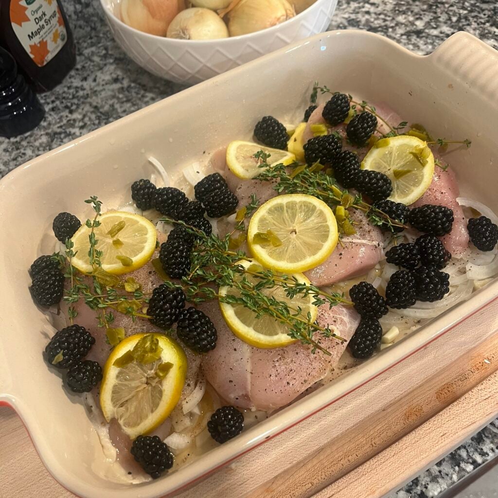 Blackberry Lemon Chicken Recipe