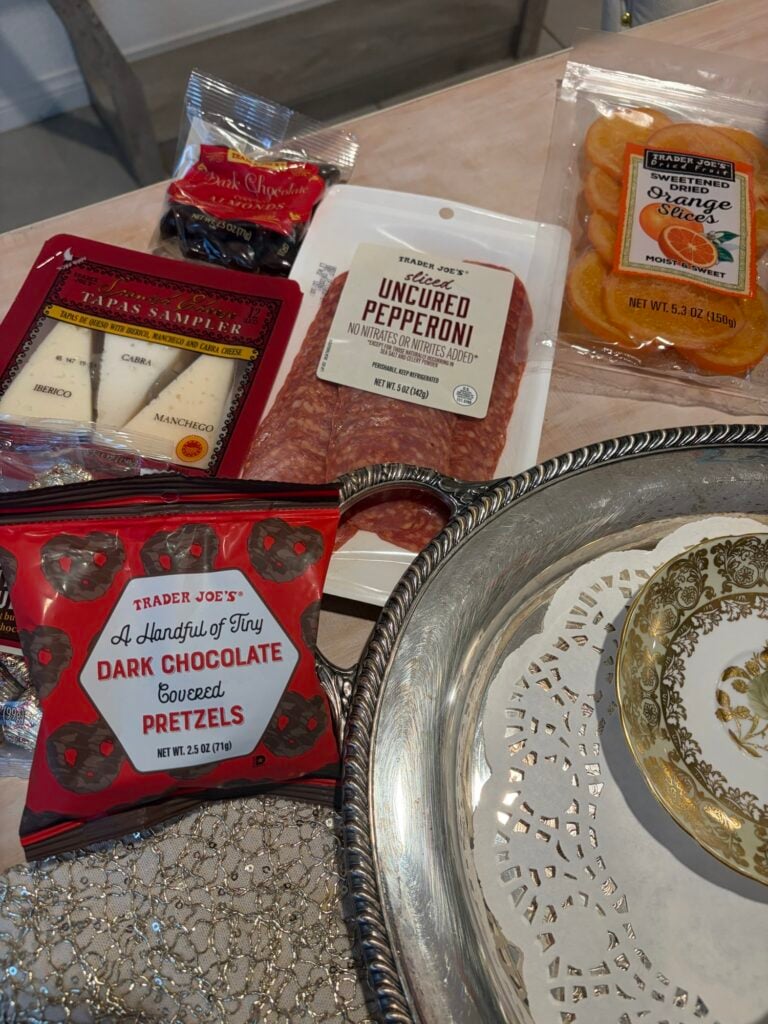 Fall Charcuterie Board ingredients